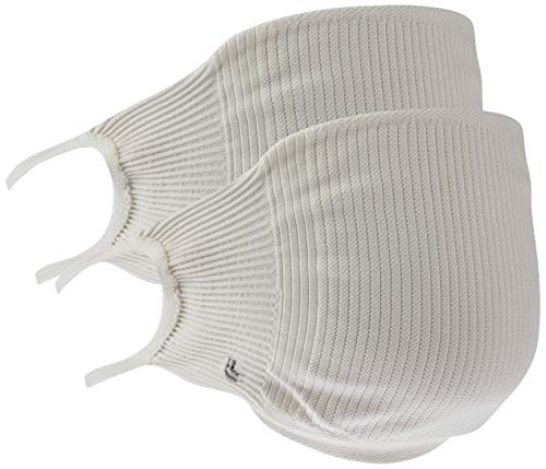 Kit com 2 Máscaras Bac OFF Microfibra Sem Costura, Lupo, Branco, Único