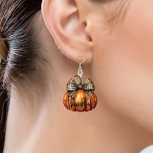 Fall Earrings Thanksgiving Earring for Women Maple Leaf Dangle Earrings Autumn Leaf Accessories Thanksgiving Outfit Gifts Fall Outfits for Women 20252