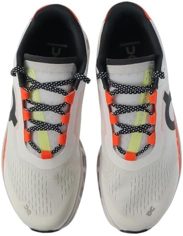 On Men's Cloudmonster Sneakers, Undyed-White | Flame, 12 Medium US | Image 1