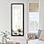 NeuType Full Length Mirror 43"x16" Large Mirror Bedroom Locker Room Standing Hanging Mirror Dressing Mirror, Black(No Stand)