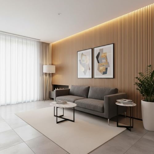 Image of DRONTER 3D Self-Adhesive Brick Wallpaper - PE Foam Wall Panels for Home, Bedroom, Living Room, and Cafe Decor | Easy Peel & Stick DIY Wall Stickers (Wooden)