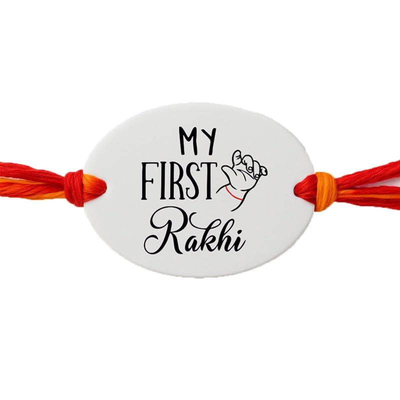 Image of Soft Rakhi for Baby - Baby Boy's First Rakhi Keepsake