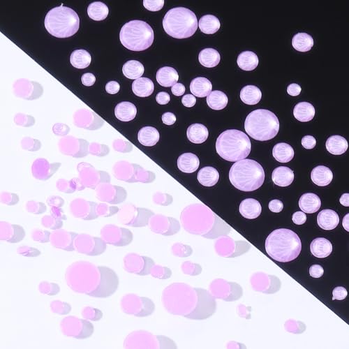 Image of Mocha Lt.Purple Flatback Rhinestones, Glass Rhinestones for Nail Art and Craft, Glue Fix, Loose Crystal Gemstones(Mocha Lt.Purple, SS16, 1440pcs, 3.8-4.0mm)