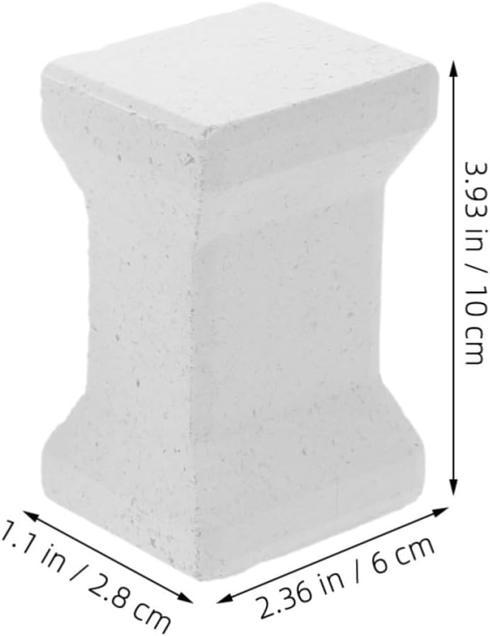 MAGICLULU Silicon Carbide Kiln Posts for Firing Pottery Sturdy Support and Easy Installation White Kiln Furniture Support Pillars Accessories