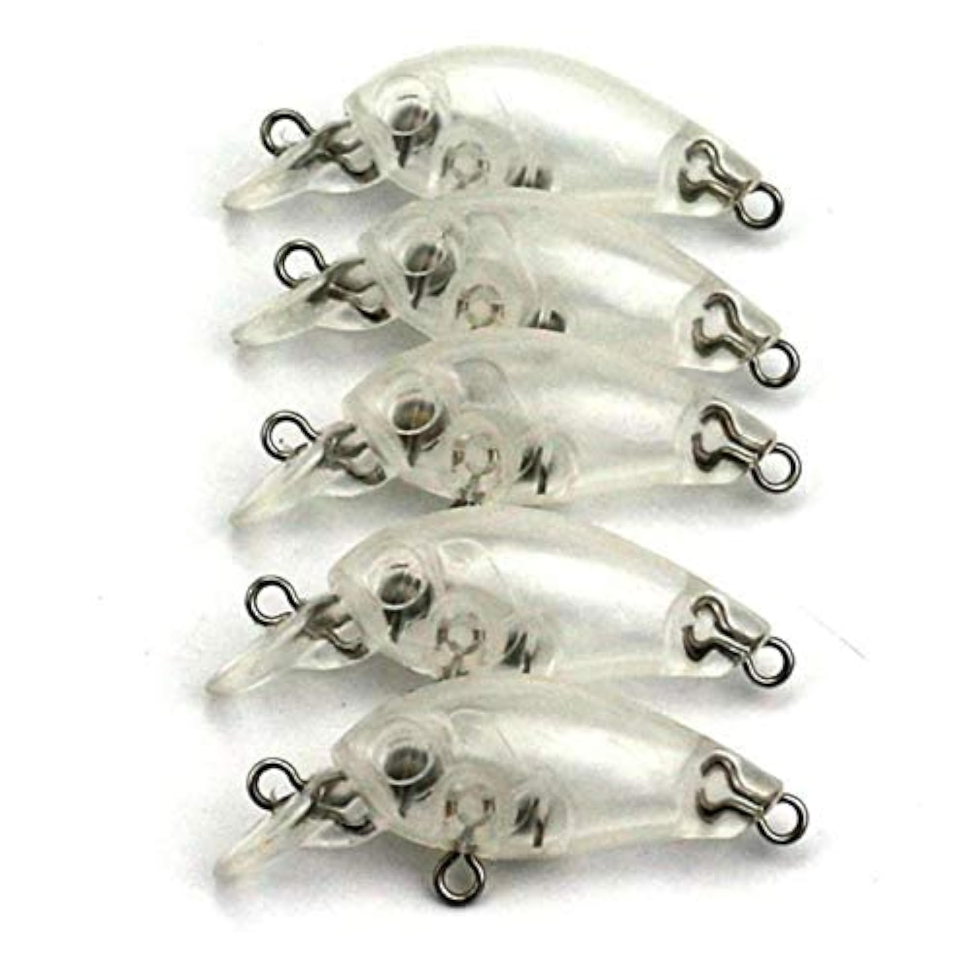Fishing Crank Body Lures, 10pcs Unpainted, 4.7cm