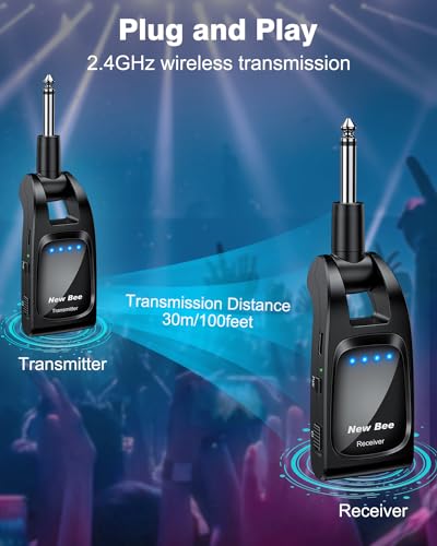 New Bee NB-WJ21 Wireless Guitar System 2.4 Ghz thumb #1