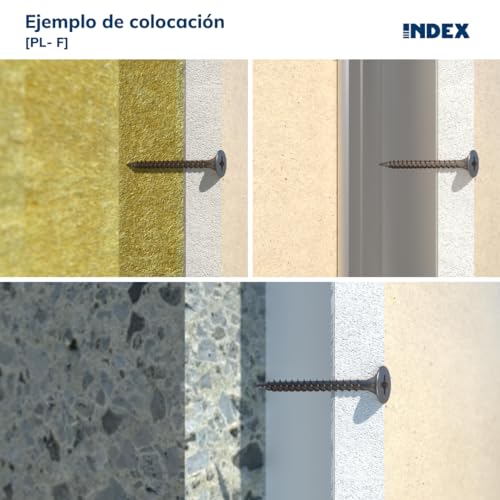 Vis phosphatée noire placoplâtre Index PL48090 pour structures durables - 3