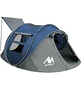 Amazon.com : 4 Person Pop Up Tents for Camping - AYAMAYA Upgraded