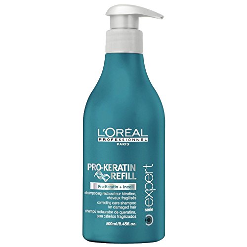 All Hair Types Loreal Pro-Keratin Refill Shampoo for Damaged & Weakened Hair 16.9 Oz