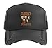 Classical Composer Tour, Funny Classical Music Parody Trucker Hat with Adjustable Mesh Back, Black
