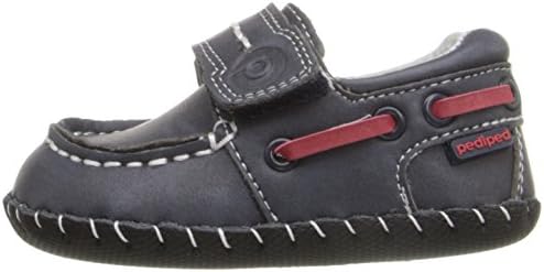 pediped Originals Norm Boat Shoe (Infant),Navy,X-Small (0-6 Months E US Infant) | Image 7