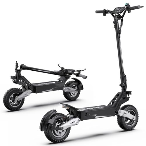 ANDBEE T10 Foldable 𝐎𝐟𝐟 𝐑𝐨𝐚𝐝 𝐄𝐥𝐞𝐜𝐭𝐫𝐢𝐜 𝐒𝐜𝐨𝐨𝐭𝐞𝐫 for Adults - 𝟑𝟎𝐌𝐏𝐇, 𝟑𝟎-𝐌𝐢𝐥𝐞 𝐑𝐚𝐧𝐠𝐞, 900W Motor, 11-Inch Tires, UL2272 Certified