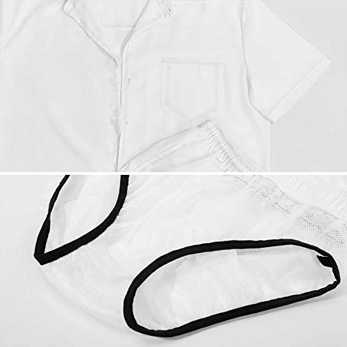 Camisa masculina moderna casual dia de São Patrício impressão digital 3D botão lapela manga curta sh