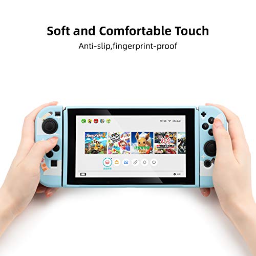 Geekshare Capa Protetora Para Switch, Capa Fina De Tpu Macia Compatível Com Console Nintendo Switch