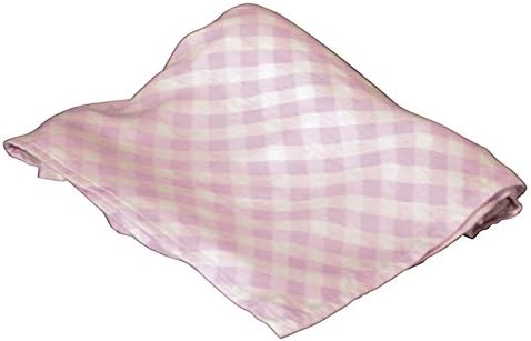 pink gingham blanket