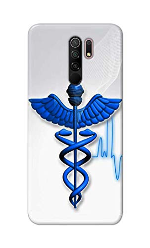 Image of Printed Hard Back Cover Case for Mi Redmi 9 Prime Back Cover (Medical Doctor) -1803