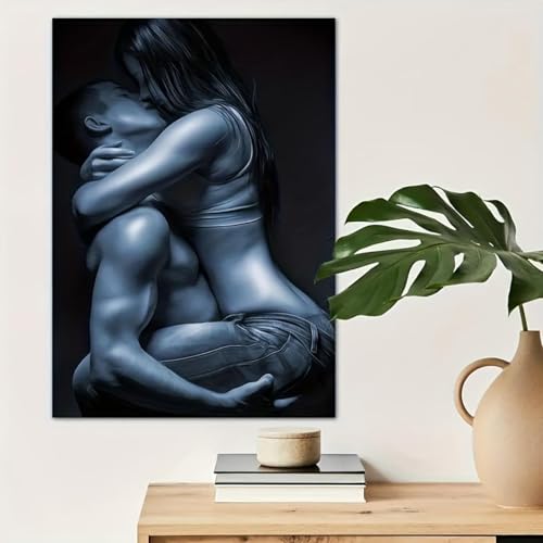 Toile abstraite de couples pour salon et chambre décoration de la maison moderne