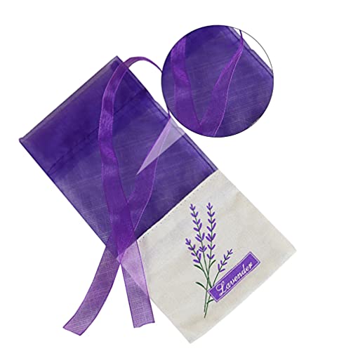 Luxshiny 12 sachets lavanda aroma algodón miniatura 2