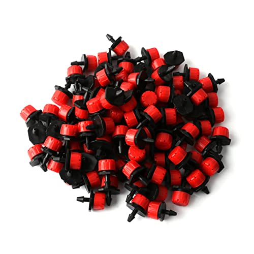 Hemoton 50Pcs Adjustable Micro Irrigation Drippers Water Emitters for Garden Lawn and Potting Versatile Water Droppers for Watering