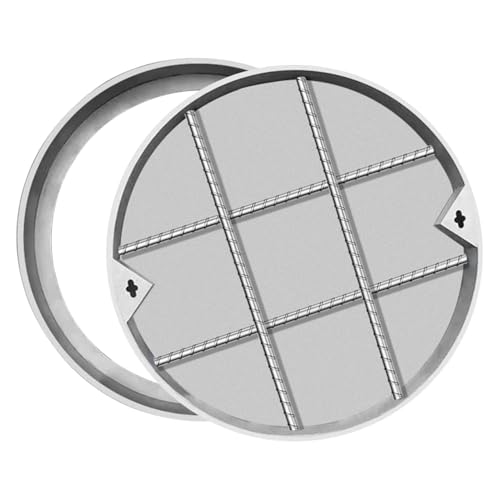 Plaque d'égout invisible pour terrasse couvercle de regard encastré en acier inoxydable 30x30