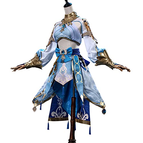 Mr.LQ Anime Spiel Genshin Impact Nilou Cosplay Kostüm Party Hochwertiges Kleid Für Frauen Mädchen Anzug Halloween Karneval Party Kostüme Zubehör Cover
