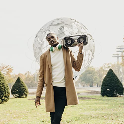 Altec Lansing Mix 2.0 - Waterproof Bluetooth Speaker With Strong Bass, Portable Speaker For Travel & Outdoor Use, 100 Foot Range & 20 Hour Playtime #TOP7