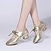 Imagen de Genérico Zapatos Baile Latino Mujer Flamenco Tacon Bajo Fiesta Entrenamiento Bailes De Salón Vintage Bachata Tango Sevillanas con Plataforma Salon Suela Cuero