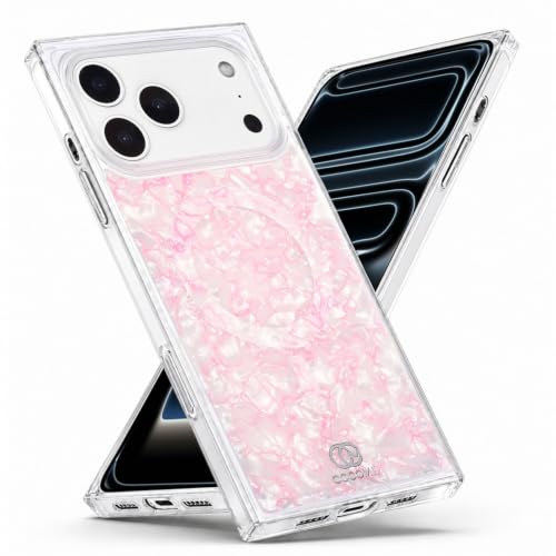Image of COCOMII Rectangle for iPhone 18 Pro Max /17 Pro Max Case, Hot Pink Opal