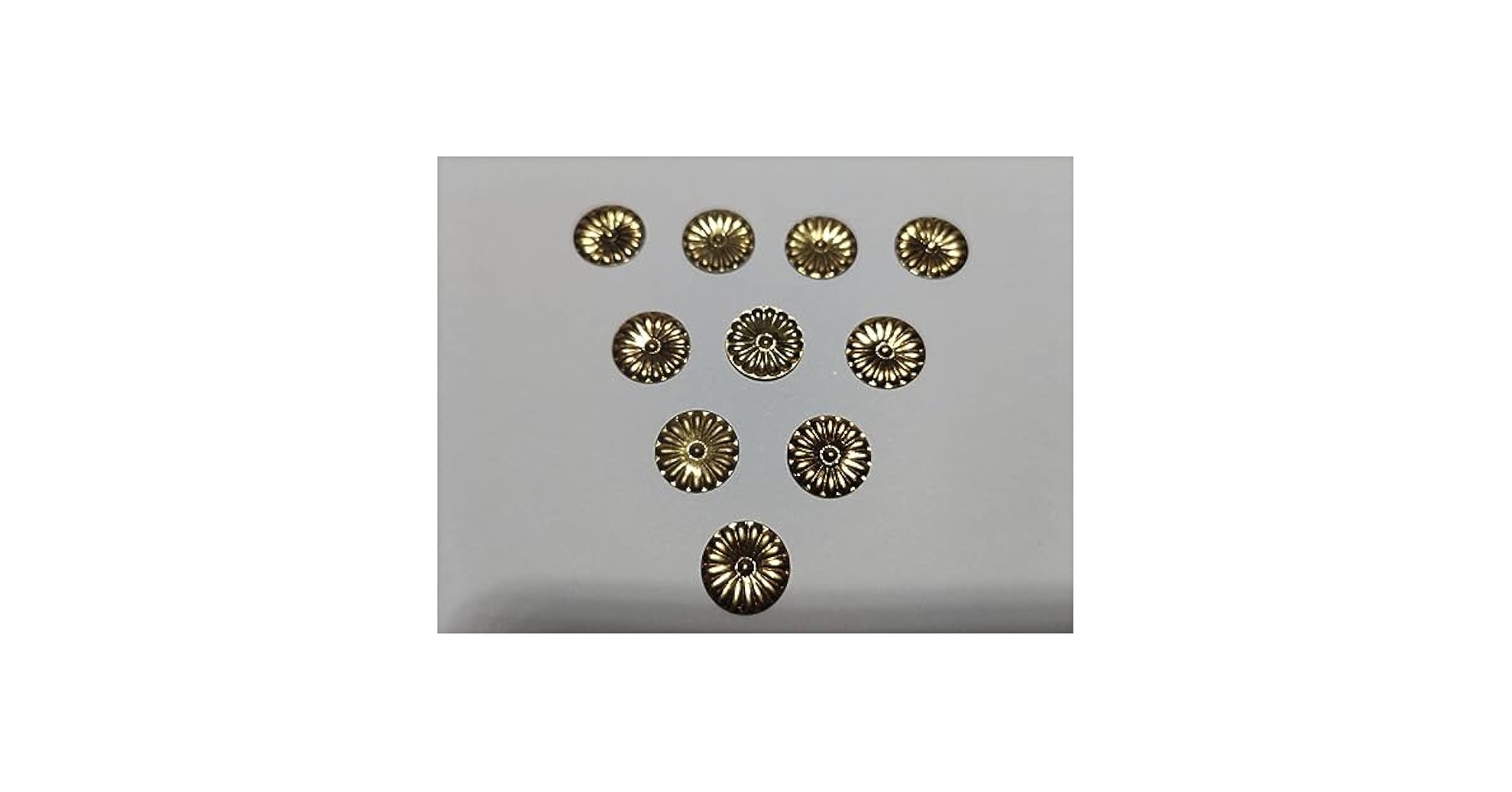特別！直径15mm【菊紋金具】5分 x 100枚 神輿、神殿、真鍮