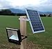 Luz Solar Exterior Mando a Distancia 100W, Foco Solar LED Luz Blanco...