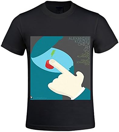 Chick Ah Go Alexander Koning Men Crew Neck Cool Men T Shirts Black
