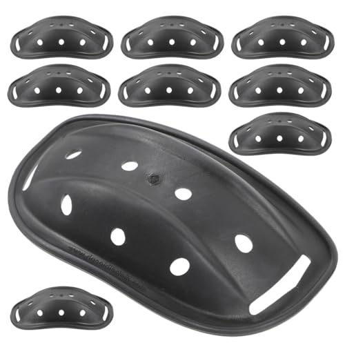 iplusmile 15pcs Chin Guards for Helmets Cycling Pads Chin Protector for Electric Bike Skating Easy Install for Soccer Softball Design