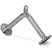 Yes4All V-Shaped Press Down Bar with Chrome Non-Slip Handle – Tricep V Bar Cable Attachment – Support up to 880 lbs (Chrome)