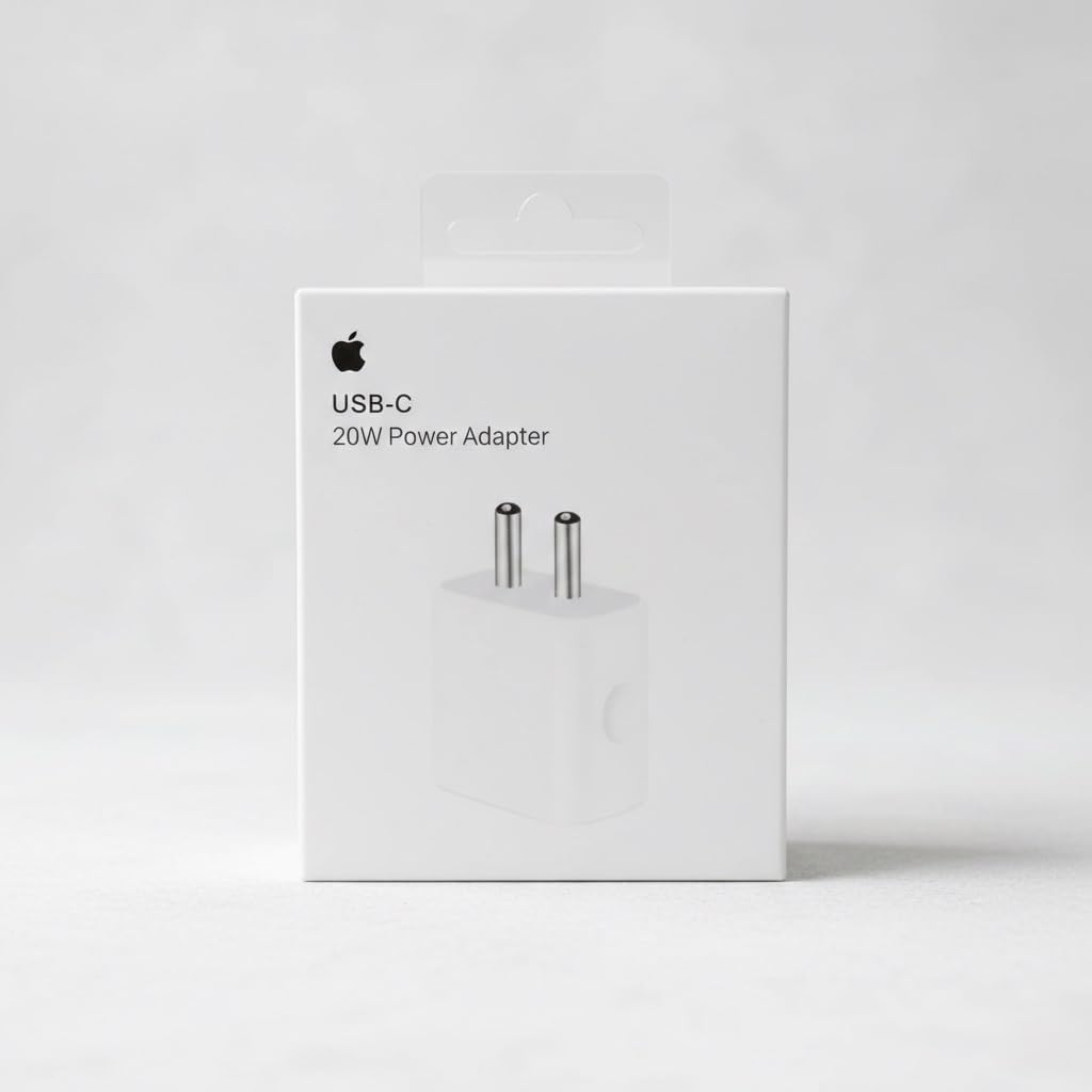 20W USB C Type C PD Fast Charging Wall Charger for iPhone 17, 16 & 15 White