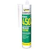 Everbuild 450CL Builders Silicone Sealant450 300 ml - Clear