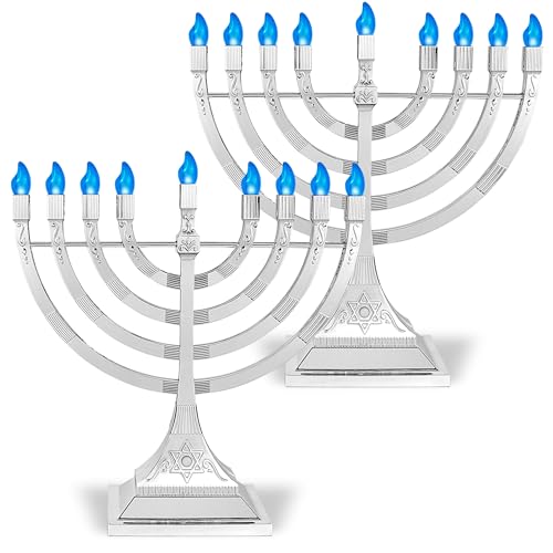 image for Zion Judaica Ltd Zion Judaica Electric Hanukkah Menorah LED USB Powere