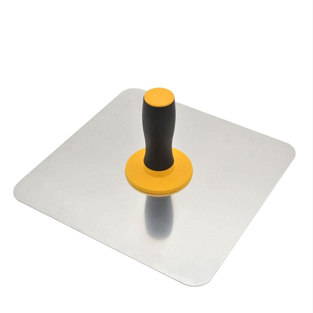 Construcción de acabado de aluminio caliente artesano paleta tablero de mortero herramienta de enlucido tablero gris tablero de barro-Silver_2pcs