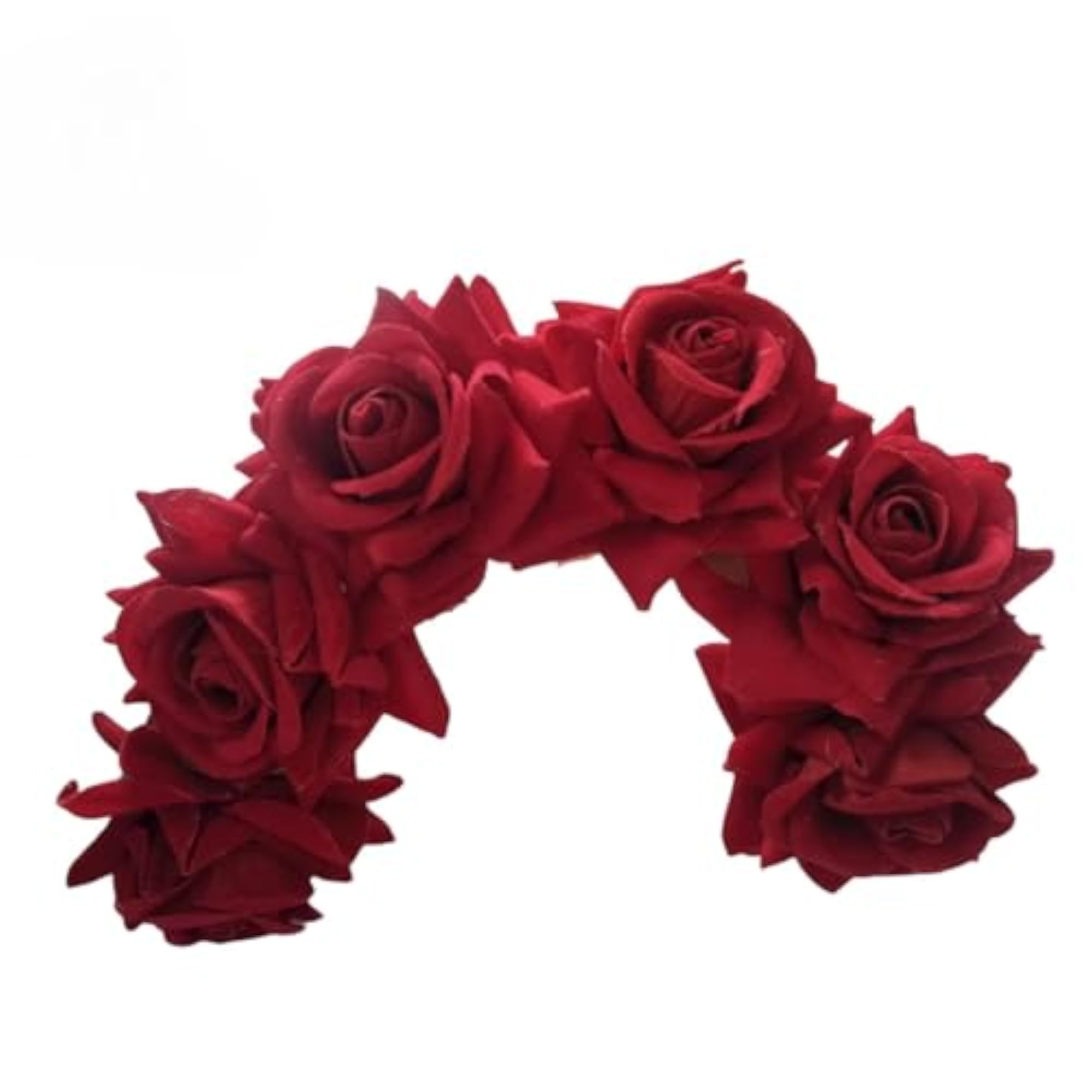 Artificial Rose Flower Gajra, Traditional Bridal Hair Accessory