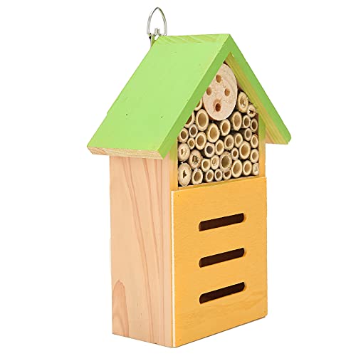 Casa de Insetos Abelhas Abrigo de Insetos Benéficos para Insetos Ao Ar Livre, Casa de Madeira para P