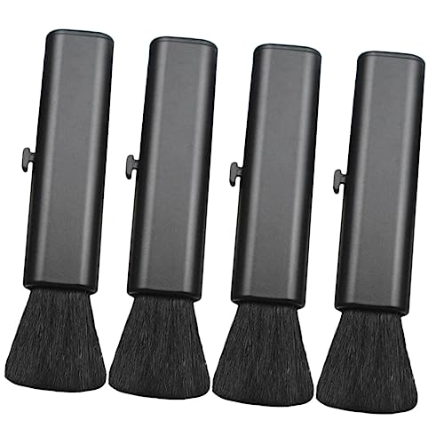 HOMSFOU 4pcs Retractable Brush Laptop Black Electronic Cleaning Brush Car Screen Cleaner Small Brushes for Cleaning Wool