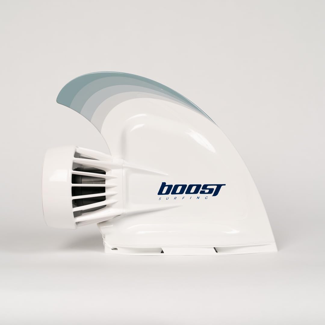 Boost Surfing Fin Plus - Electric Motor for Surfboards, SUPs and Kayaks. Lightweight, Compact, and Shockingly resistant Electric Fin with Remote Control. (Boost Fin Plus)