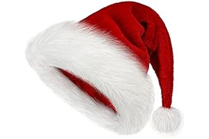 Festive Christmas Tree Topper Santa Hat