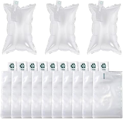 エアークッション材 緩衝材 100個入 （10×20cm） エアパッキン 隙間埋め空気緩衝材 型崩れ防止 すき間埋め 梱包 包装 資材