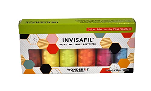Hilo WonderFil Specialty Threads Mini-Packs Invisafil miniatura 1
