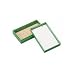 3B Scientific W58433 Microscope Slide Box, 25-Place, Green