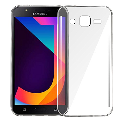 Tech Attires Mobifit Thermoplastic and Polyurethane Back Cover for Samsung Galaxy J7 (Transparent)