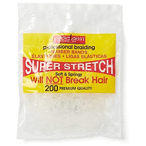 Proclaim Clear Rubber Bands 200 Count Clear Cover