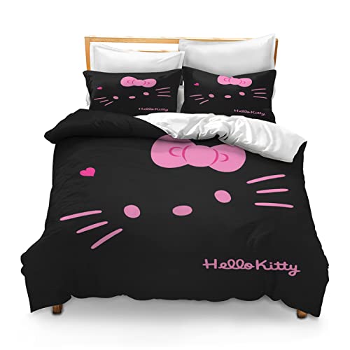 Cartoon Bedding Set Comforter Cover Set 3D Printed Bedding Set For Teens Boys Girs Adults Gift For Bedroom Room Decor (1 Duvet Cover+2 Pillowcases) #TOP23