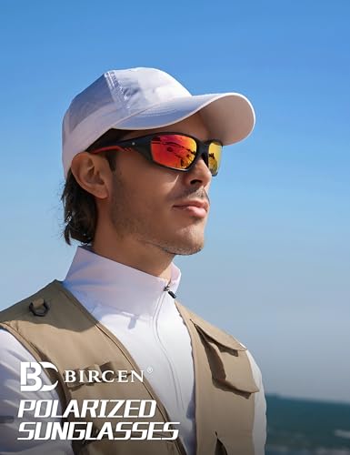 Image of BIRCEN Sport Polarized Sunglasses for Men - Women:UV Protection Shades for Fishing Driving Cycling Running