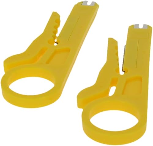 Utoolmart - Alicates de crimpado de 3.543 in, ABS para pelacables, herramienta de crimpado, cortador de alambre para 0.020 0.197 in